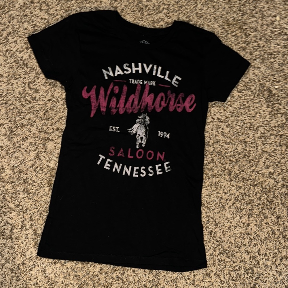 Size Small Wildhorse Saloon Nashville Tennessee Black T-Shirt New Condition.